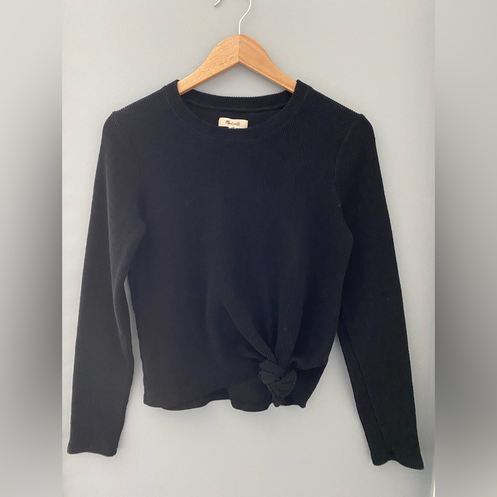 Madewell Women’s Black Long-Sleeved Shirt